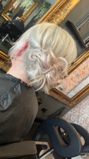Hair styling at the Salon. A young blonde lady received a combed finish following styling at The Salon in Hull. Unisex Hairdressing by Esther. Mens Hairddressing. Ladies Hairdressing. Childrens hairdressing in Hull
