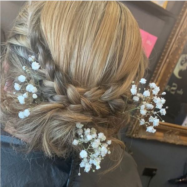  Iamge of young woman at The Salon with completed hair styling. Mens Hairdresser in Hull, Womens Hairtdresser in Hull, Childrens hairdresser in Hull, Unisex Salon in Hull
